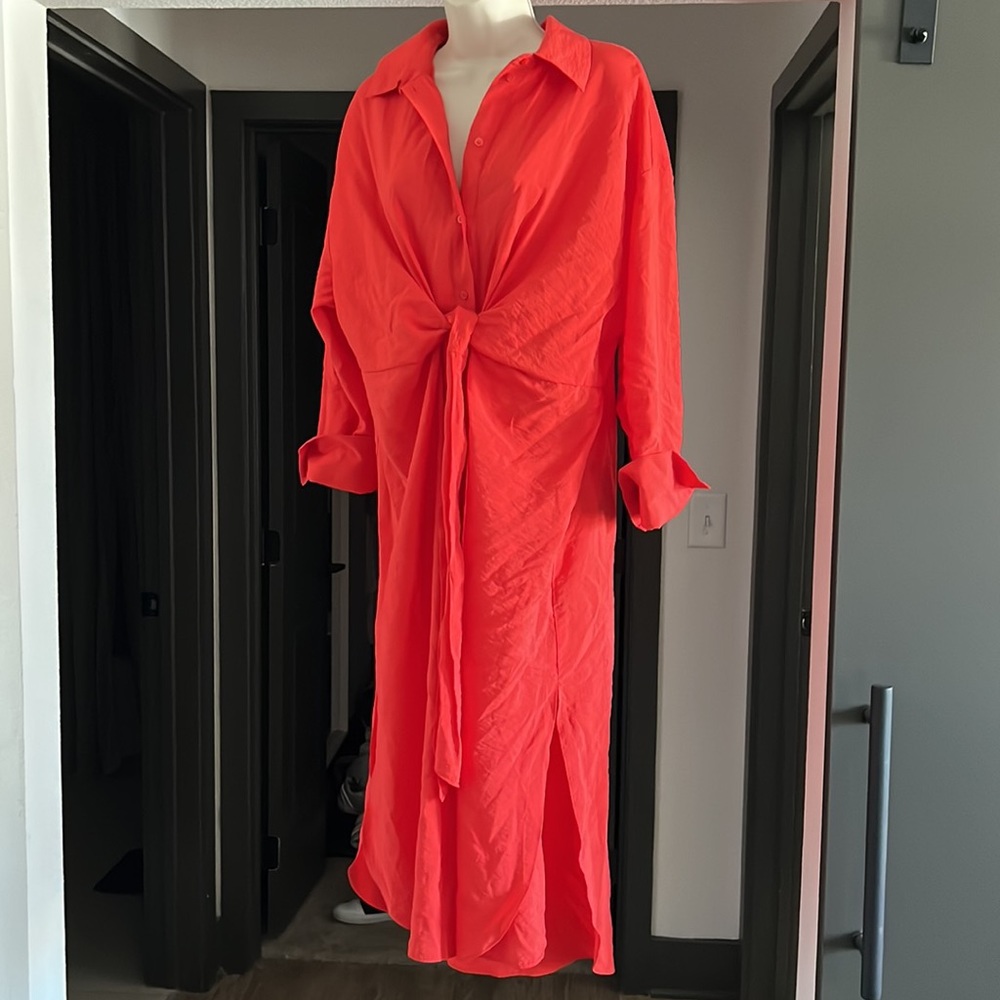 H&M Tie front dress